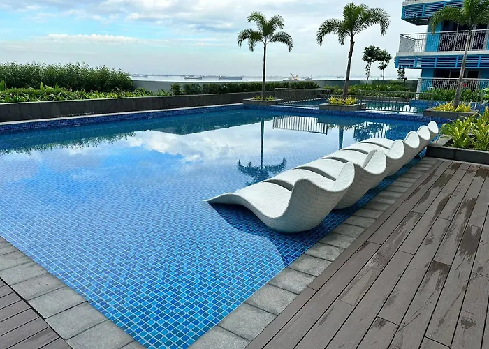 2br 180 Seaview Beside Okada Bay Sunset Airport Moa Apartamento Manila